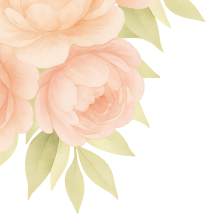 Flower top left corner